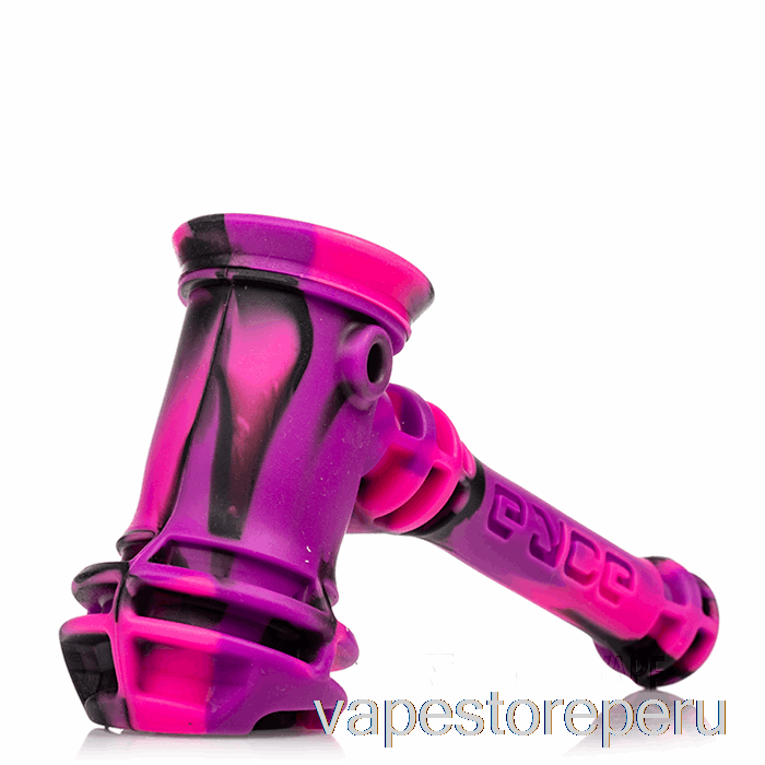 Vape Smoke Eyce Hammer Burbujeador De Silicona Bangin (negro / Rosa / Morado)